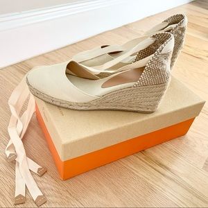 Castener “carina” canvas espadrille wedge